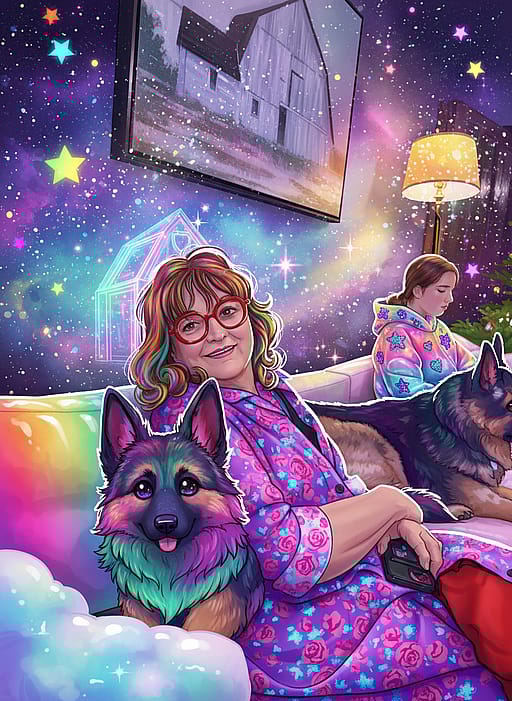 Prismatic Chibi Glow